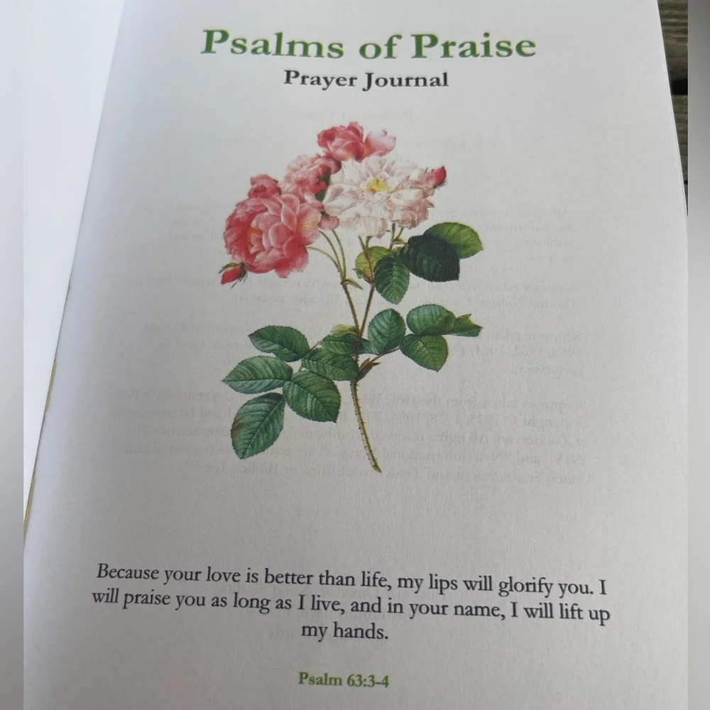 Psalms of Praise Prayer Journal Daily Writing Notebook